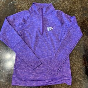 K-State Women’s Quarter Zip Pullover Size Small